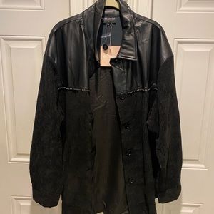 Kittenish Corduroy Button Up Shacket